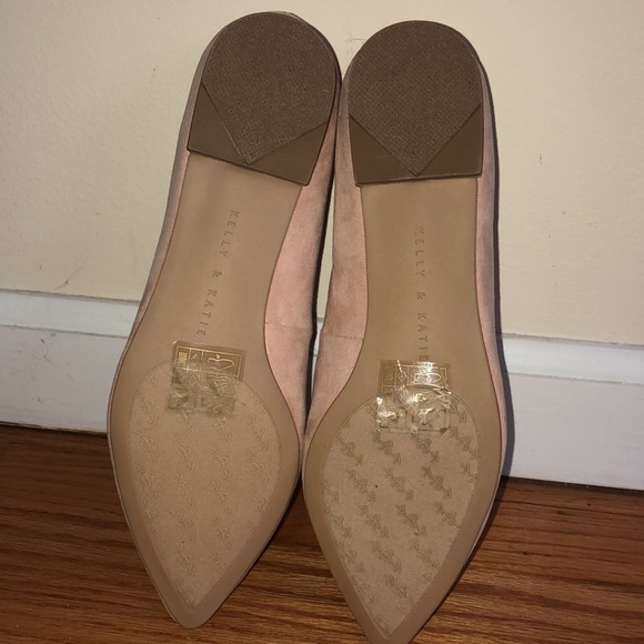Kelly and Katie Pale Pink Pointy Toe Flat Loafers Size 7.5 - Picture 6 of 13